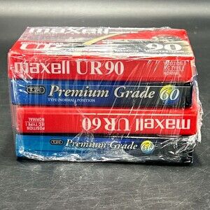 Maxell UR90 / Normal Bias Cassette Tape - Type I 90 Minutes